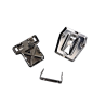 Fermoir de sac - tuck- nickelé - accessoire - maroquinerie - cuirenstcok