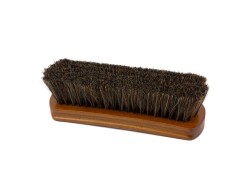 Brosse de nettoyage en crin de cheval – Entretien doux et efficace du cuir - Cuir en Stock