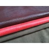 Lot de 3 peaux de cuir stretch - couleurs diverses - Cuir en Stock