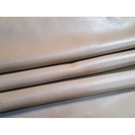 Bande vache grainée - beige - maroquinerie - cuirenstock