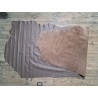 Bande vache grainée - taupe - maroquinerie - Cuir en stock