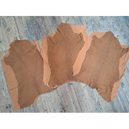 stretch velours - caramel - maroquinerie- cuirenstock