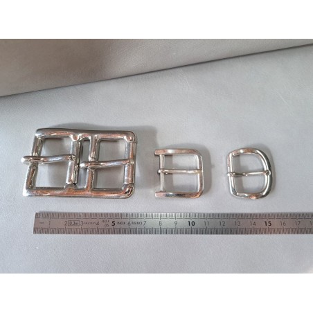 LOT de 3 boucles de ceinture - F - Cuirenstock