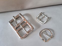 LOT de 3 boucles de ceinture - F - Cuirenstock