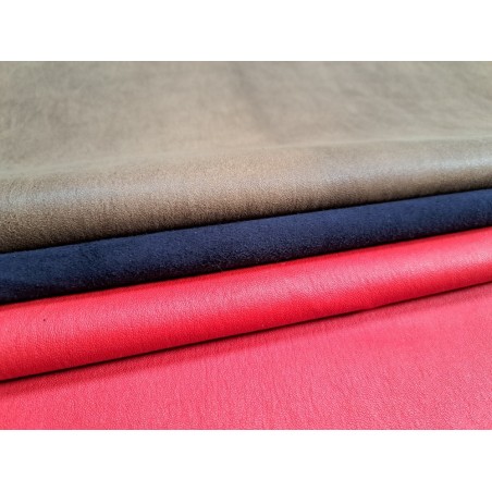 Lot de 3 peaux de cuir stretch - divers - Cuir en Stock