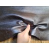 Peau de cuir de chèvre métallisée - gris métal - Cuir en stock