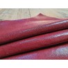 Petite chèvre - grains galuchat - rouge - cuirenstock