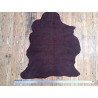 Peau d'agneau velours - félin - bordeaux - Cuirenstock