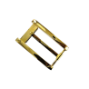Boucle de ceinture rectangulaire - Laiton - 25 mm - cuir en stock