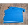 Morceau de cuir de taurillon - Bleu océan - Cuir en Stock