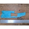 Peau de crocodile - Turquoise - Cuir en Stock