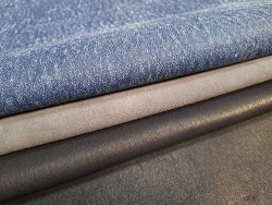 Lot de 3 peaux de cuir stretch - divers - Cuir en Stock