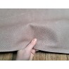 Demi-peau de cuir de veau grain effet galuchat  - Beige- Cuirenstock