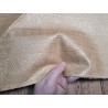 Bande de cuir de veau - grecque - or blanc - maroquinerie - Cuir en stock