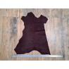 Veau velours - Bordeaux - Cuir en Stock