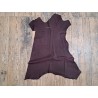 Veau velours - Bordeaux - Cuir en Stock