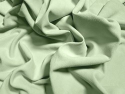 Peau de veau velours - vert clair - Cuir en Stock