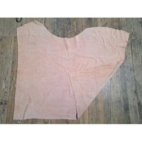 Peau de veau velours - PECHE - Cuir en Stock