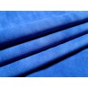 Peau de veau velours - BLEU DENIM - Cuir en Stock