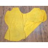 Peau de veau velours - JAUNE - Cuir en Stock