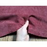 Peau de veau velours - MAUVE - Cuir en Stock