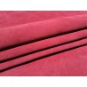 Peau de veau velours - FRAMBOISE - Cuir en Stock