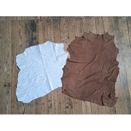 Lot de 2 peaux uniques - Bonne affaire - Cuirenstock