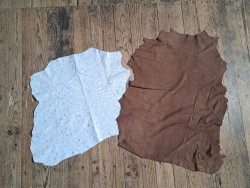 Lot de 2 peaux uniques - Bonne affaire - Cuirenstock