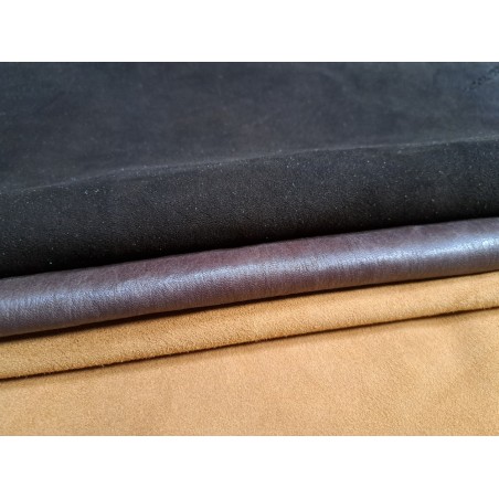 Lot de 3 peaux de cuir stretch - vêtements - Cuir en Stock