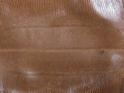 peau de cuir de lézard caramel accessoire bijoux Cuirenstock