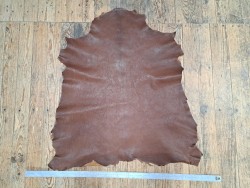 Peau de cuir de chèvre tannage végétal naturel - marron - cuirenstock