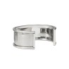 Bracelet Manchette en Acier Inoxydable – 20 mm ou 50 mm – Doré ou Argenté - Cuir en Stock