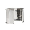 Bracelet Manchette en Acier Inoxydable – 20 mm ou 50 mm – Doré ou Argenté - Cuir en Stock