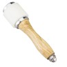 Maillet de frappe en polyéthylène et manche bois – 590 g - Cuir en Stock