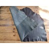 Collet de vache tannage végétal grainé - Noir- Cuirenstock