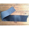 Morceau de collet tannage végétal lisse - Bleu nuit - Cuir en Stock