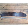 Morceau de collet tannage végétal grainé - Châtaigne - Cuir en Stock