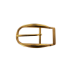 Boucle demi-ovale - Laiton - 25 mm - Cuir en Stock