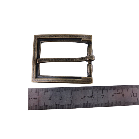 Boucle de ceinture rectangulaire - Bronze - 30 mm