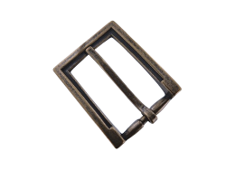 Boucle de ceinture rectangulaire - Bronze - 30 mm
