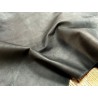Flanc de vache – Cuir noir – Tannage minéral – Souple & élastique - choix écart - Cuir en Stock