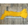 Flanc de vache – Cuir jaune moutarde – Tannage minéral – Souple & élastique - 2ᵉ choix - Cuir en Stock