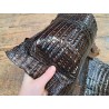 Peau entière de cuir de crocodile véritable - Café