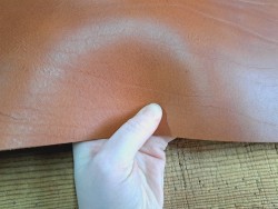 Bande de collet tannage végétal - Noisette - Cuir en Stock