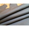 Grand morceau de cuir de taurillon - marron mat - maroquinerie - cuir en stock