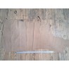 Demi peau de cuir de vachette grainée nubuck - Lin - Cuir en Stock