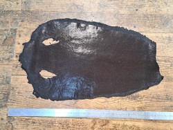 Grande peau de cuir de galuchat véritable - Marron foncé