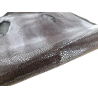 Grande peau de cuir de galuchat véritable - Marron foncé