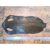 Peau de galuchat - perle centrale - cuir exotique - or antique - Cuir en stock