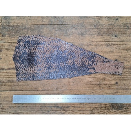 2 peaux uniques - Perche du Nil - B - Cuir en Stock
